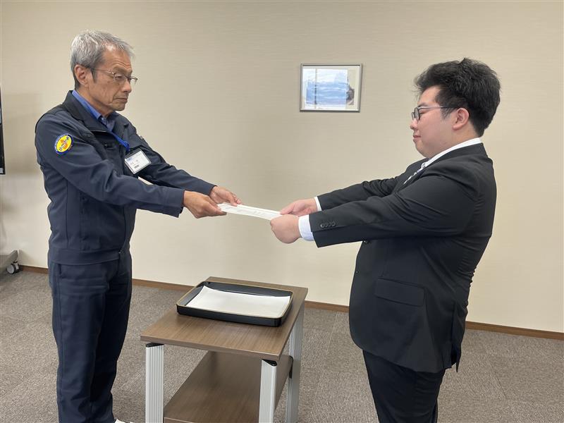 内定式を執り行いました